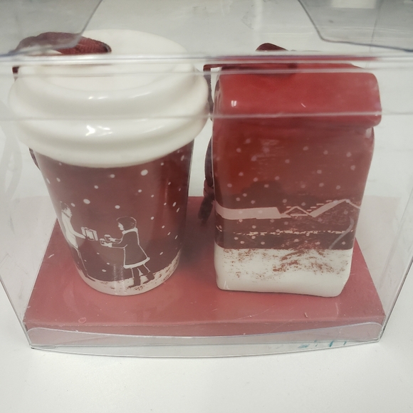 Starbucks Holiday 2007 Ornament Set Christmas Blend Coffee Bag and Seasonal Cup - Picture 6 of 11